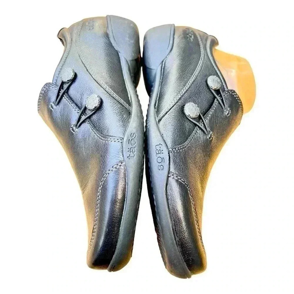 Taos Women’s Encore Flats Size 9 Black Genuine Leather Preowned Great Condition - Picture 10 of 11